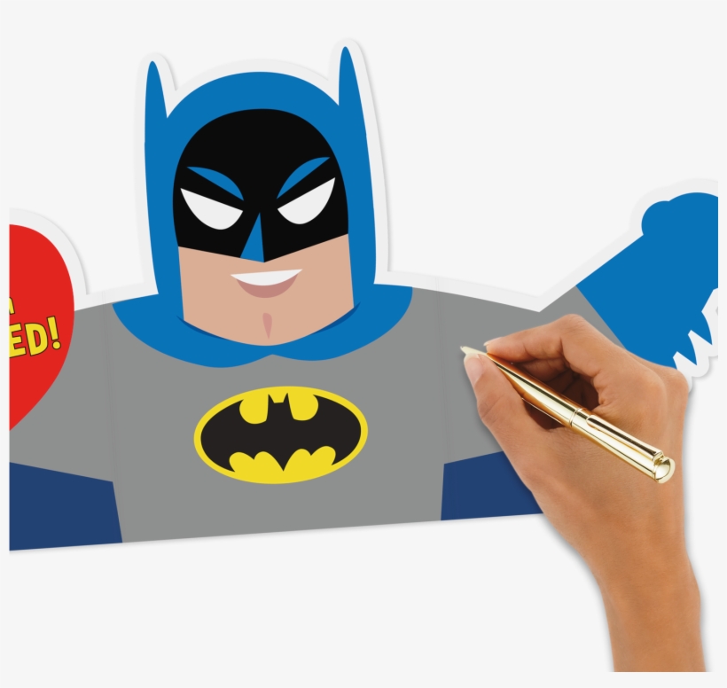 Valentine's Day Card Dc Comics™ Batman™ Pow - Batman, transparent png