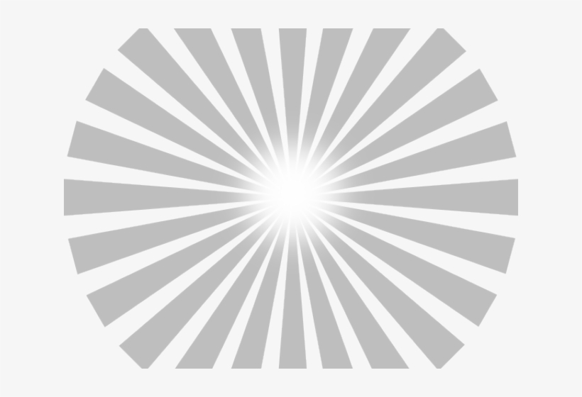 Sun Clipart Grey - Clipart Rays Png, transparent png