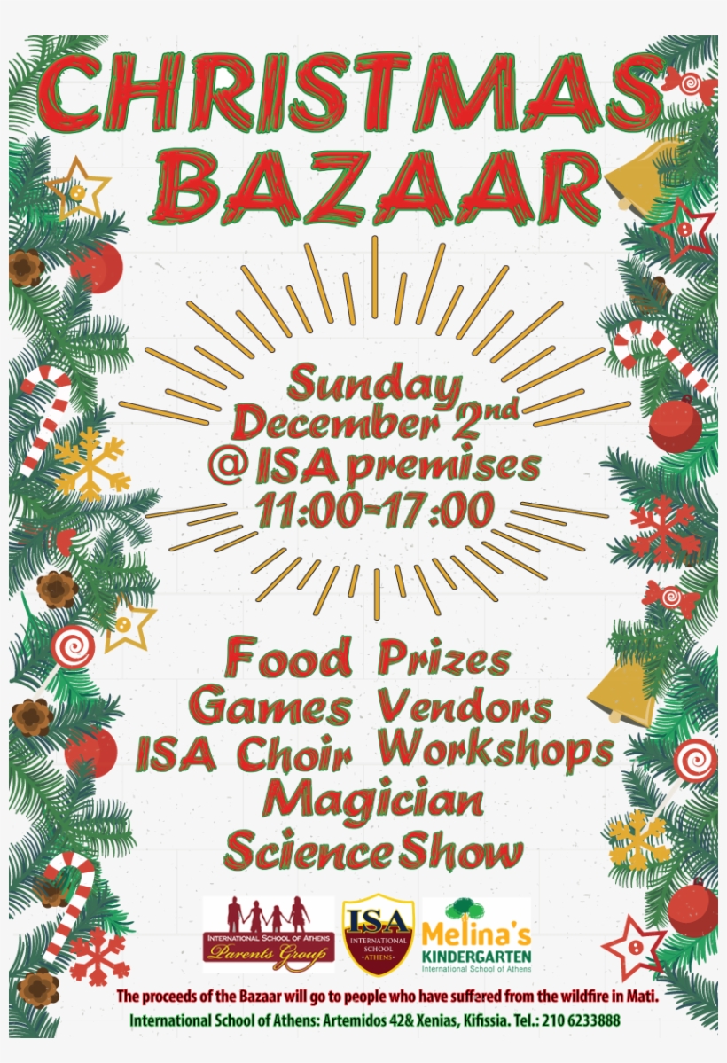 I T's Beginning To Look A Lot Like Christmas - Christmas Bazaar 2018 Athens Greece, transparent png