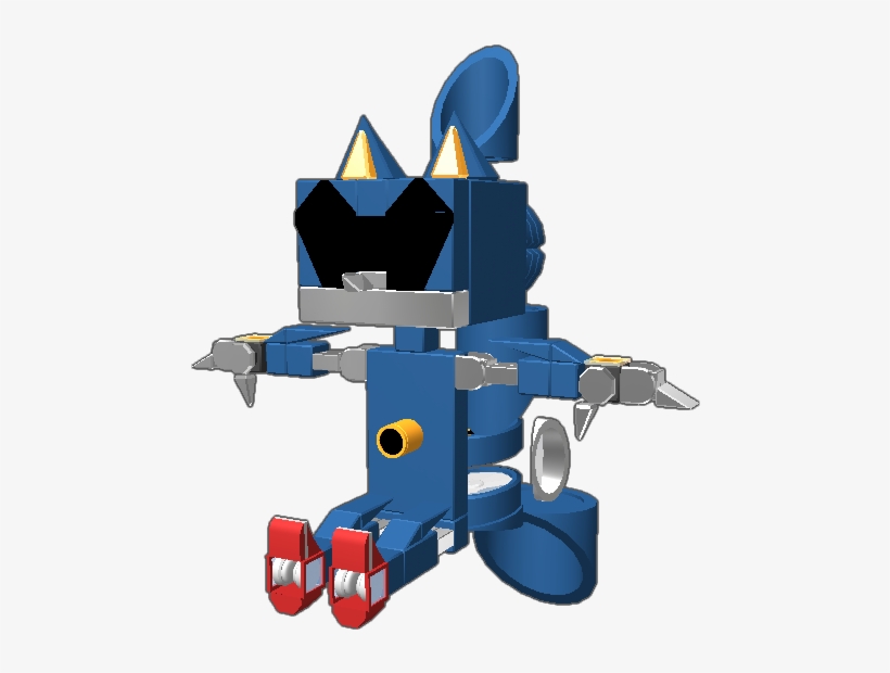Here's Metal Sonic For Your Game, If It's Too Late, - Cartoon, transparent png