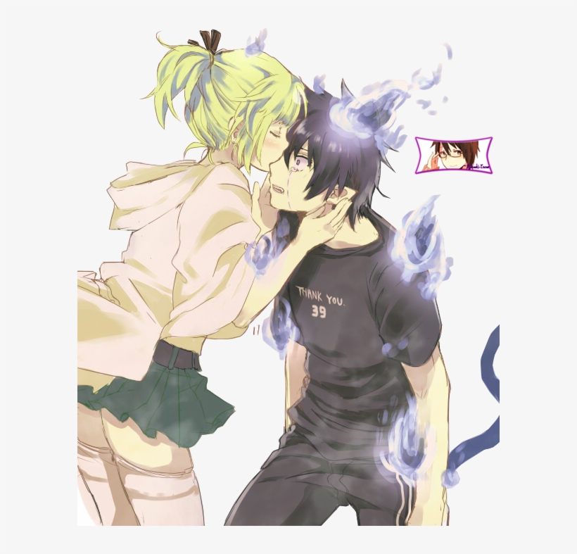 65 Images About Ao No Exorcist *w*❤ On We Heart It - Ao No Exorcist Rin Y Shiemi, transparent png