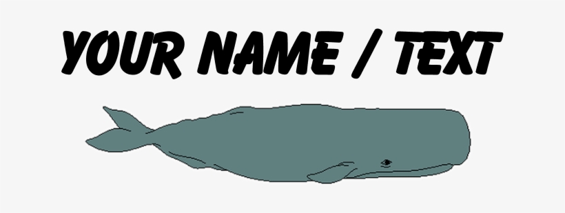 Custom Sperm Whale Apron - Sauries, transparent png