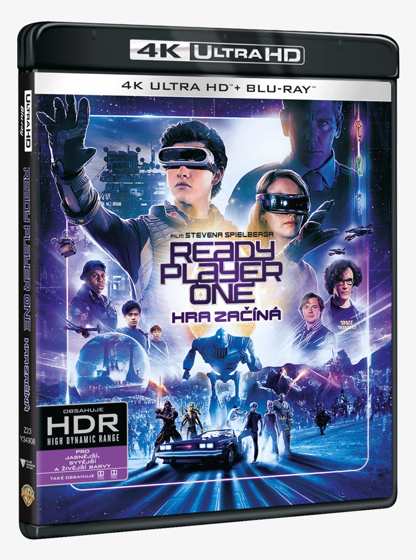 Blu Ray Ready Player One - Ready Player One 4k Ultra Hd, transparent png