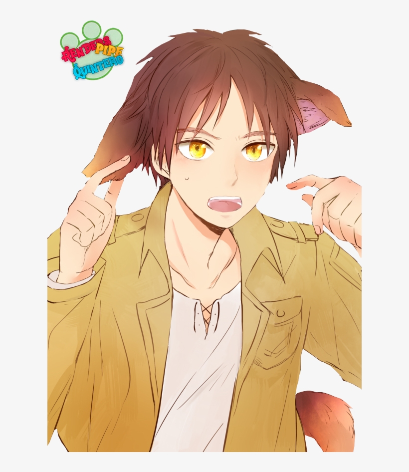 Eren And Levi Neko, transparent png