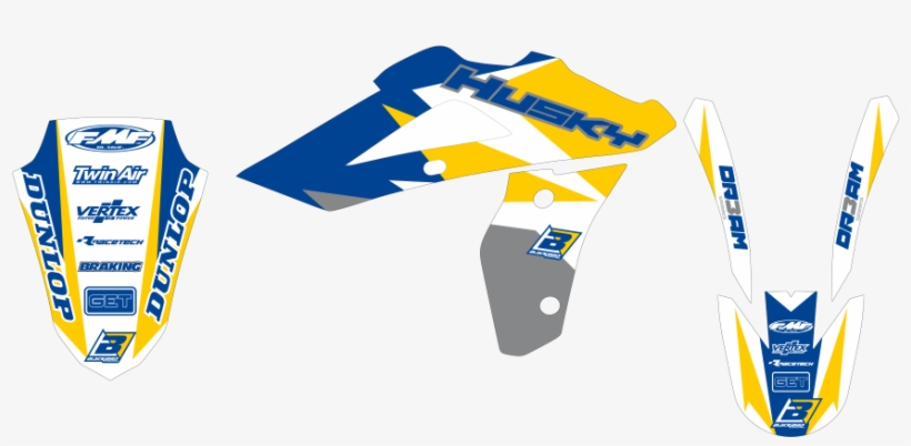 Blackbird Racing Complete Set Dream3 Husqvarna Cr Wr - Husqvarna Enduro 125 2t 2002, transparent png