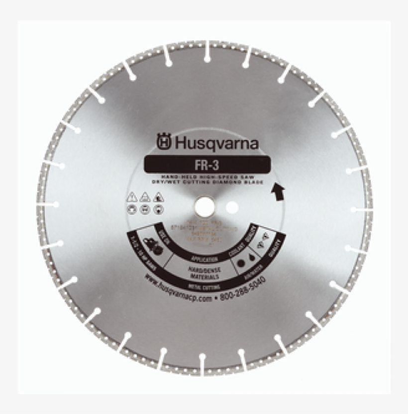 Husqvarna Fr3 12" Metal Cutting / Fire Rescue Diamond - Rezné Kotuče Na Gumu, transparent png