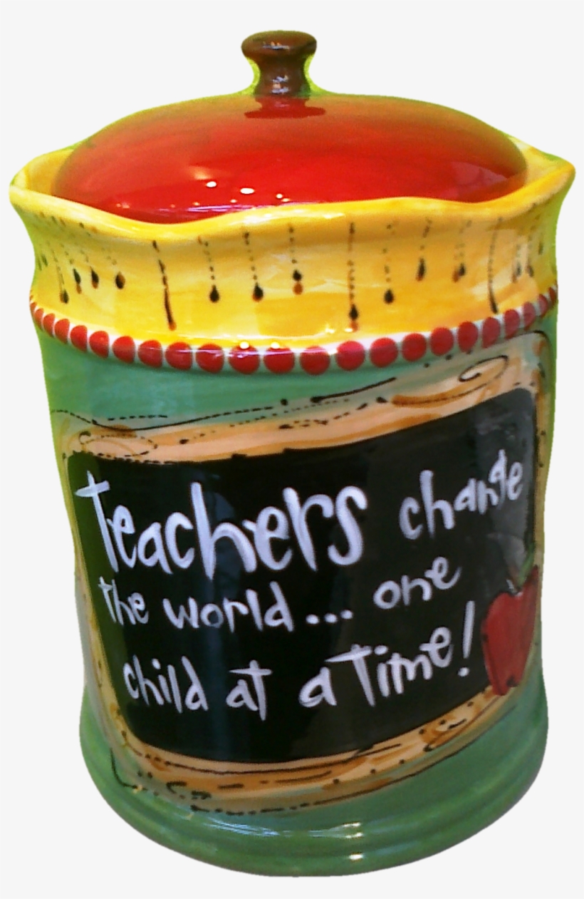 1teacher Cookie Jar - Ceramic, transparent png