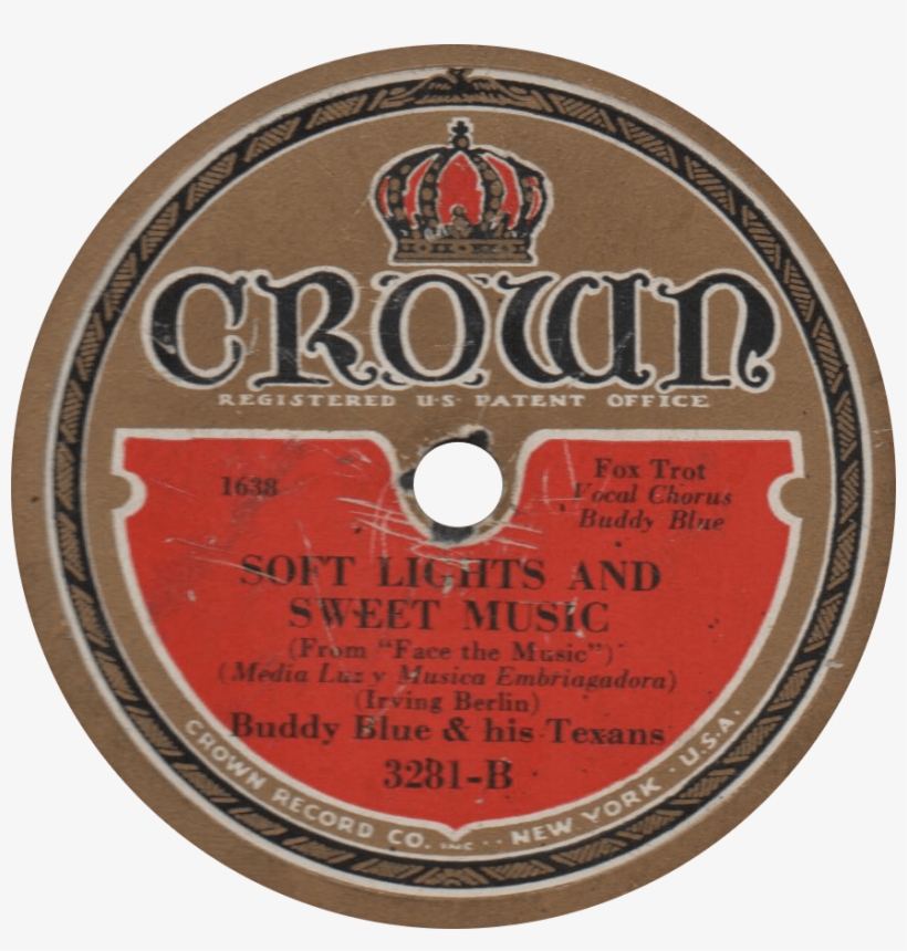Soft Lights And Sweet Music, Recorded January 1932 - Circle, transparent png