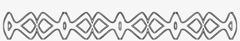 Horizontal Border Separator - Line Art, transparent png
