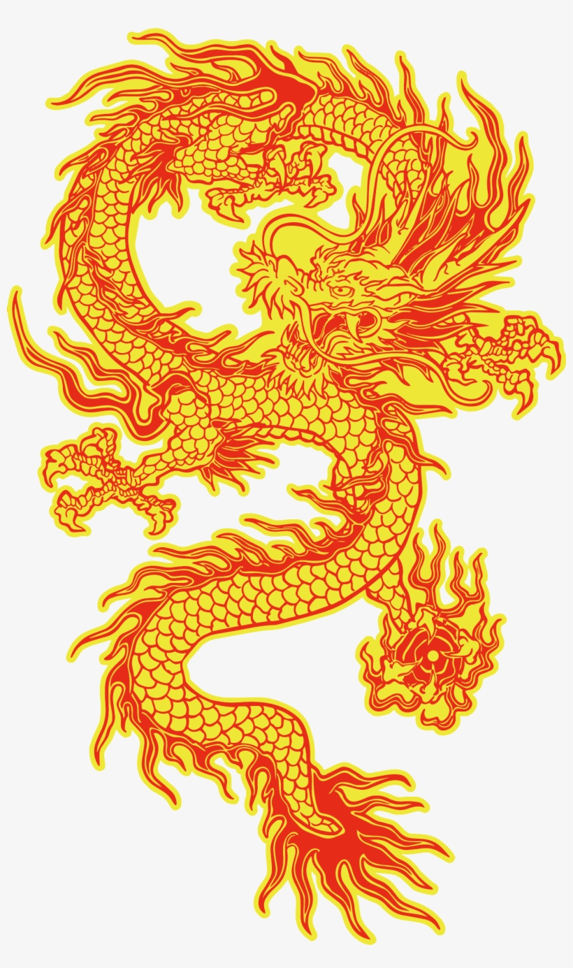 Pattern Korean Illustration Chinese Dragon Free Photo - White Chinese Dragon Transparent, transparent png