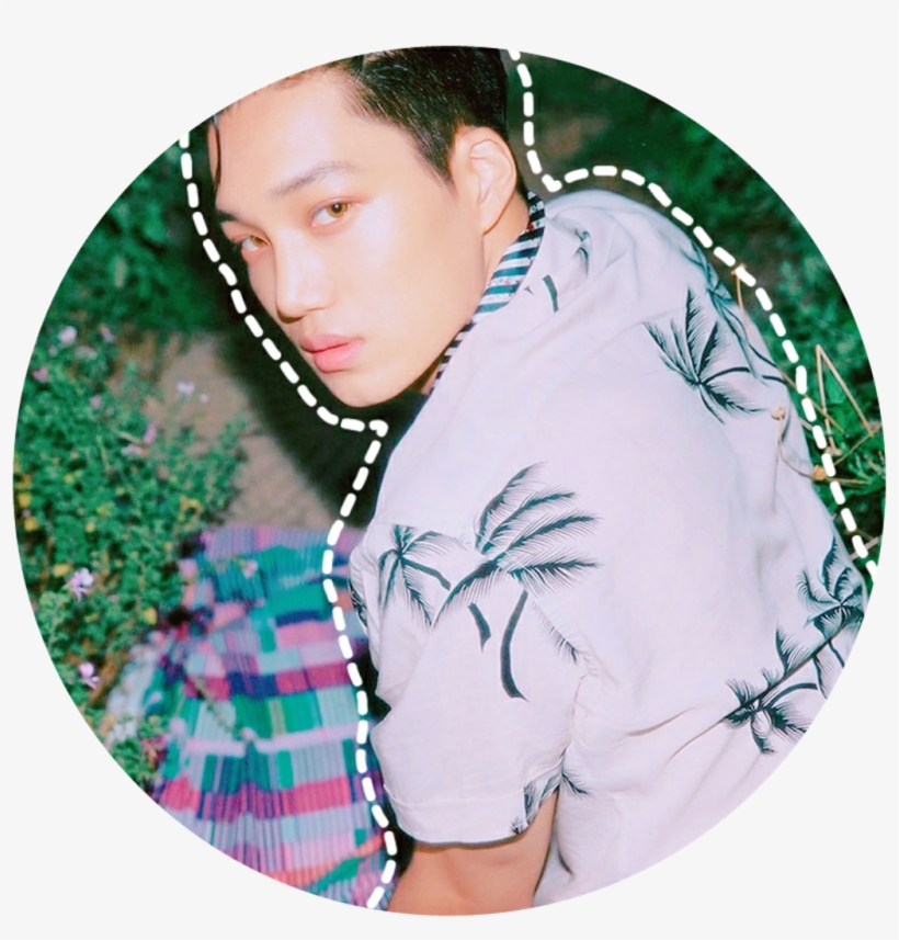 Kai Kimjongin Kimkai Exo Exok Kpop Circle - Exo Kai Circle Sticker, transparent png