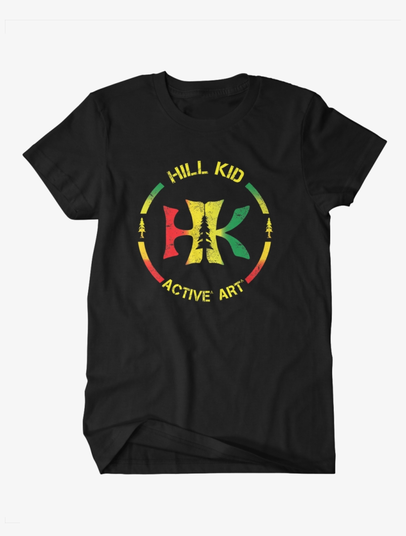 Hk Rasta Circle T Large - Good Times Roll Shirt, transparent png