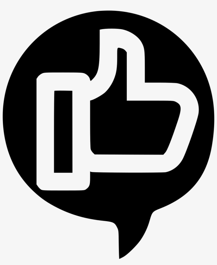 Social Media Like Chat Thumb Motivate Comments - Emblem, transparent png