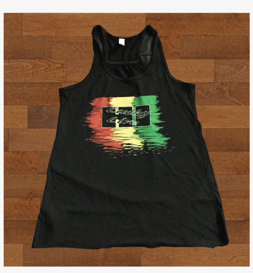 Rasta Ladies Racerback - Vest, transparent png