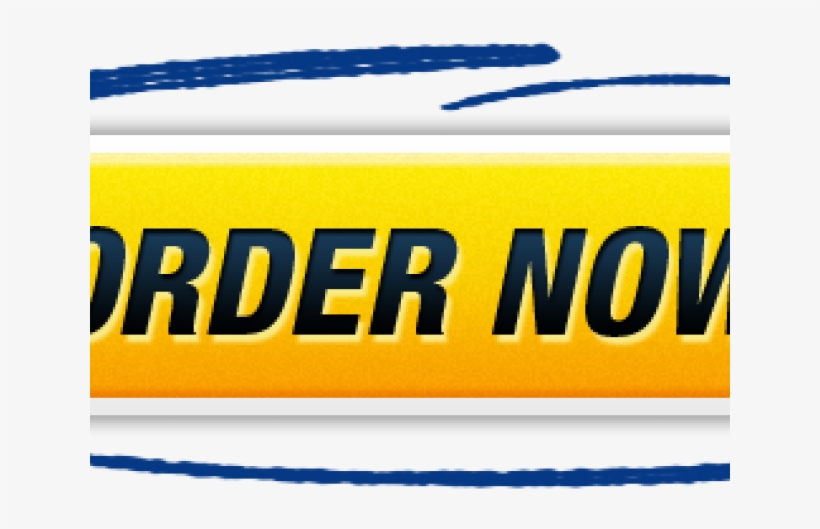 Order Now Button Clipart Button Png - Orange, transparent png