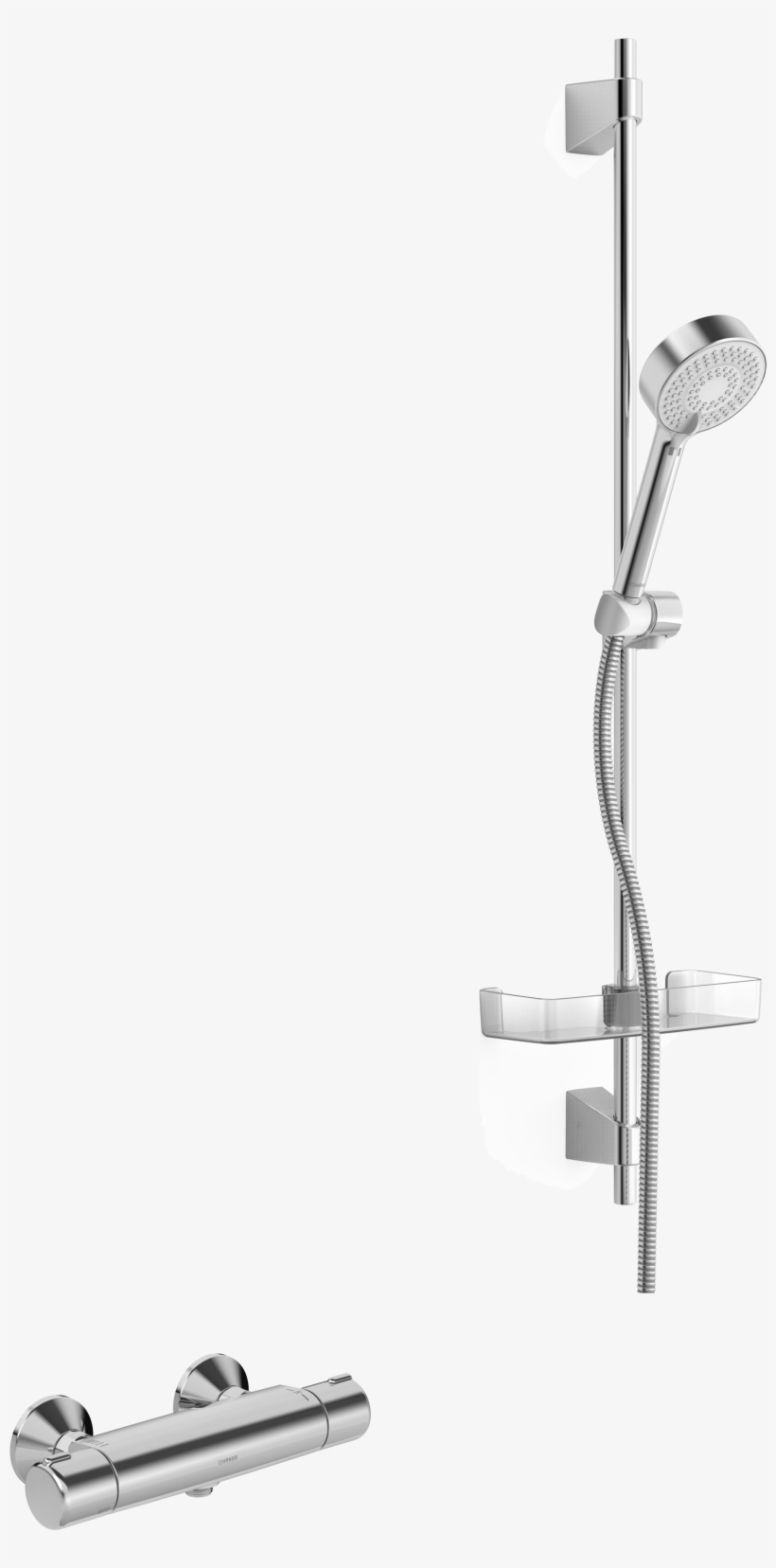 Hansamicra, Shower Faucet With Shower Set,, transparent png