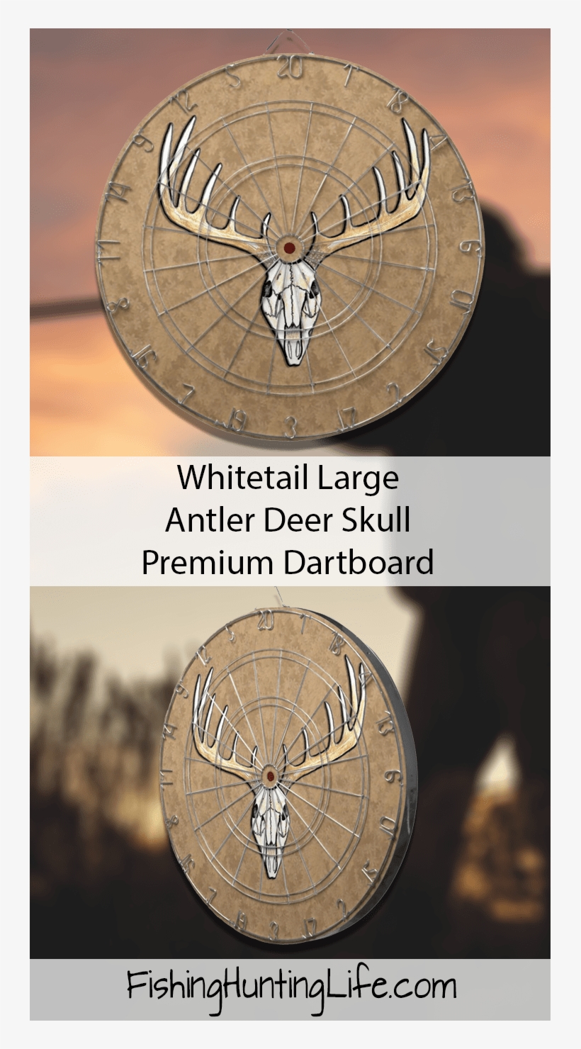 Whitetail Deer Hunting Dartboard - Circle, transparent png