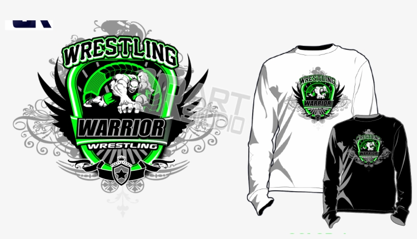 T-shirt Logo Design Creative Ideas - Wrestling Design, transparent png