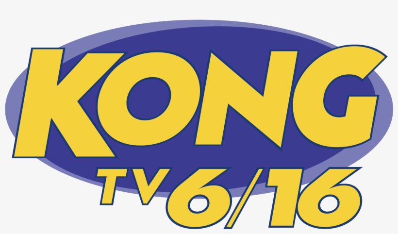 Kong Tv 6 16 Logo Png Transparent - Kong Tv Logo, transparent png