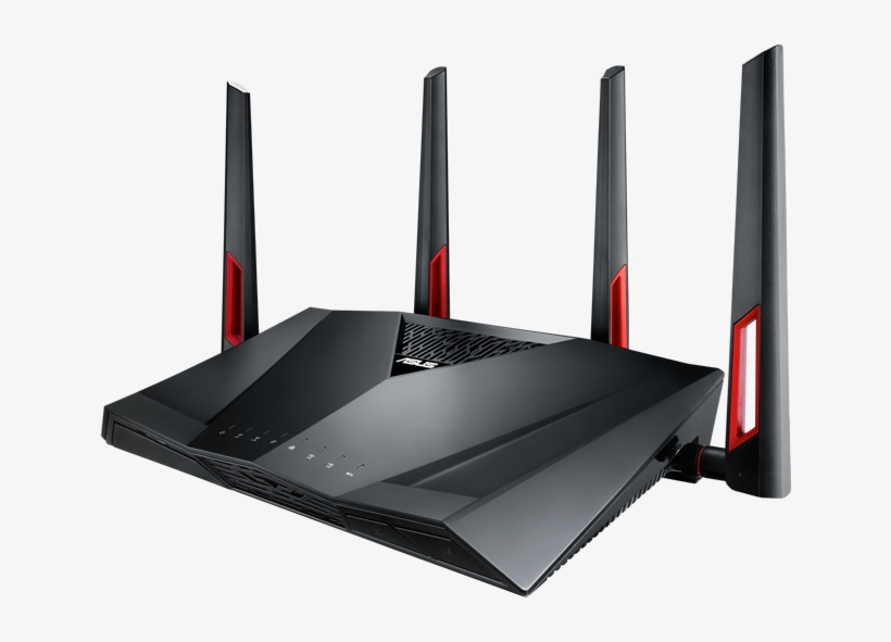 The Asus Rt Ac88u Dual Band Wireless Ac3100 Gigabit - Asus Ac88u, transparent png