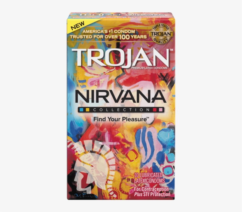 Trojan Nirvana Collection Pack Of 10 Condoms Brand - Trojan Nirvana Collection, transparent png