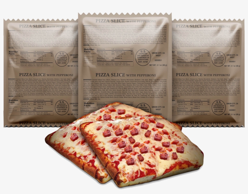 Pizza Slice With Pepperoni Package - Pepperoni, transparent png