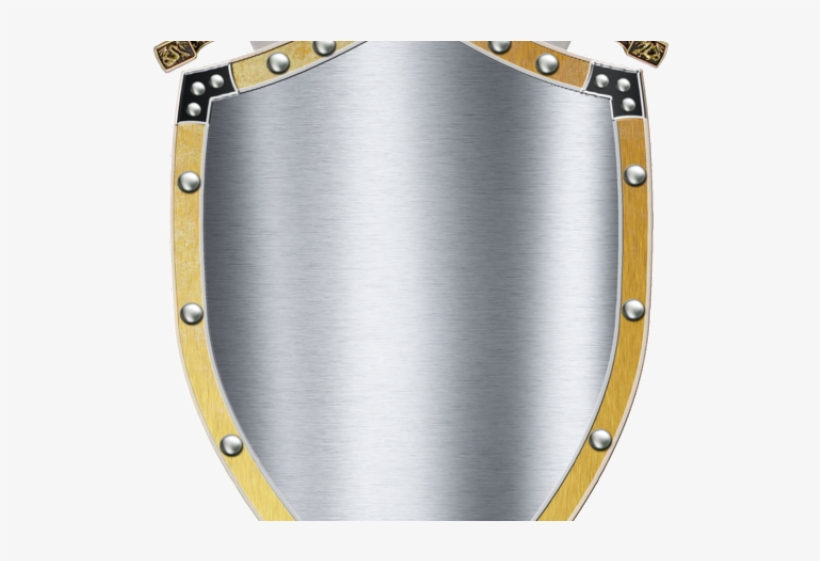 Weapon Clipart Knight Sword - Shield With Sword Png, transparent png