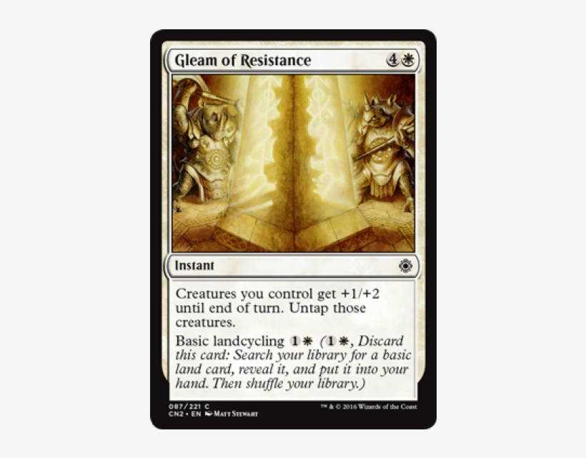 Gleam Of Resistance English Conspiracy Take The Crown - Ancient Stone Idol Mtg, transparent png