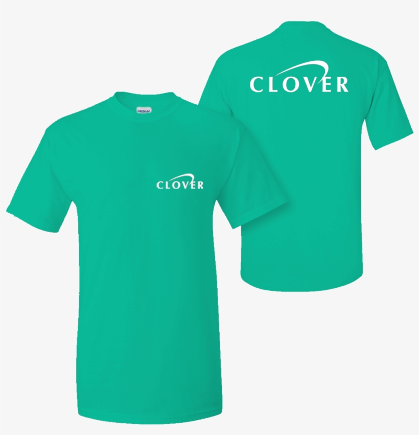 Clover Gildan Dry Blend 50/50 T Shirt 12 Colors Available - Active Shirt, transparent png