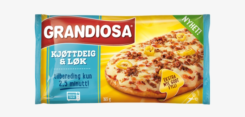 Pizzaslice Kjøttdeig Og Løk - Grandiosa, transparent png