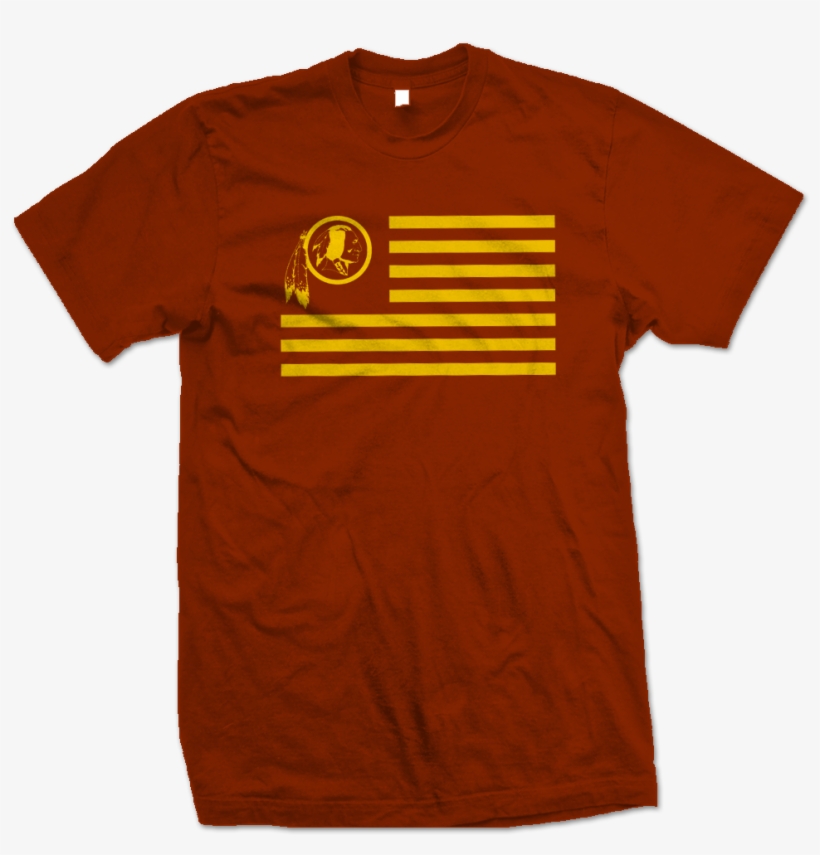 Image Of Redskins Flag - T Shirt, transparent png
