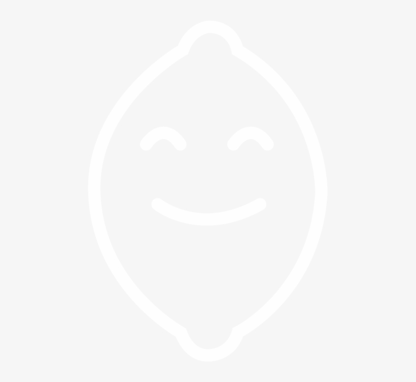 Citroncontent-blanc - Smiley, transparent png