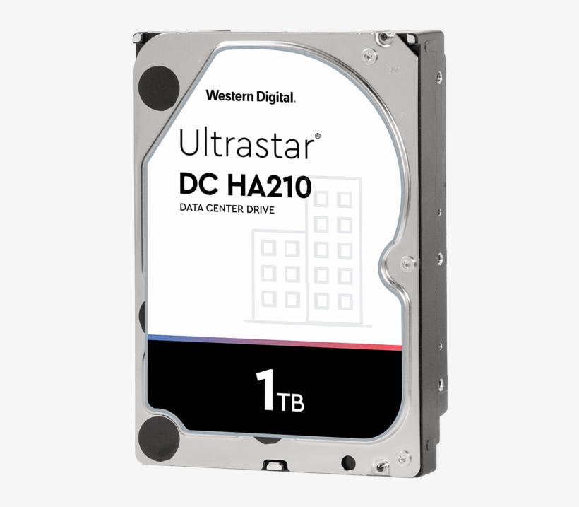 Western Digital 1tb Ultrastar Dc Ha210 Hus722t1tala604 - Western Digital Wd Hgst Ultrastar Dc Ha210, transparent png