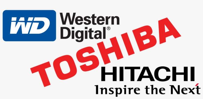 Western Digital - Toshiba - Hitachi - Hitachi, transparent png