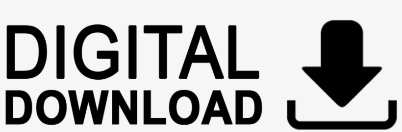 Introducing The New Digital Download Option - Black-and-white, transparent png