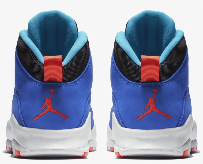Air Jordan 10 Retro Shoe, transparent png