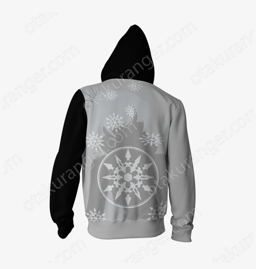 Rwby Weiss Schnee Zip Up Hoodie Fullprinted Zip Up - Hoodie, transparent png