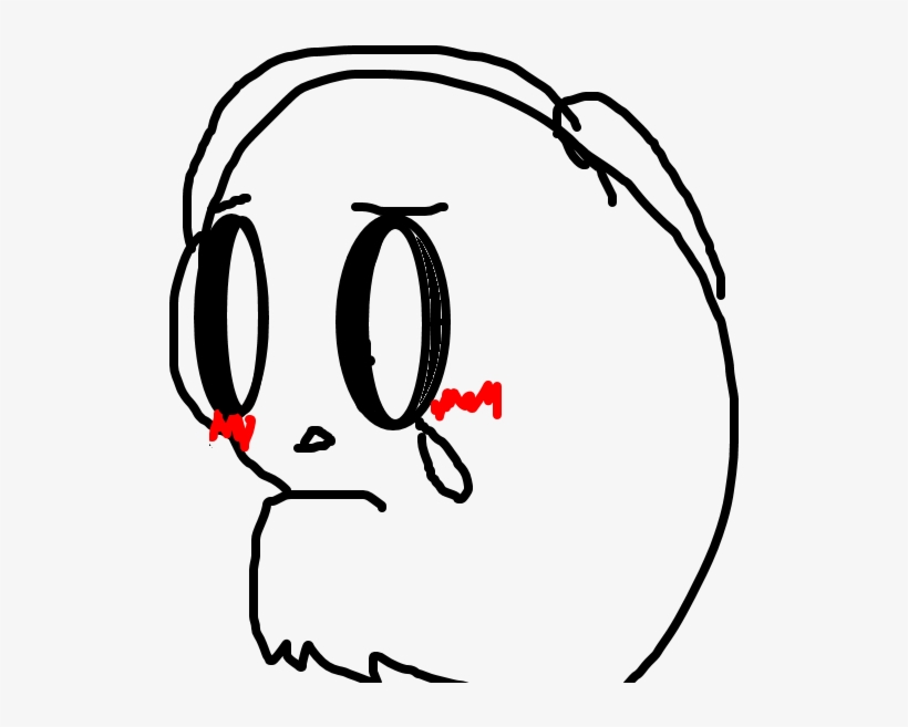 Napstablook - Illustration, transparent png