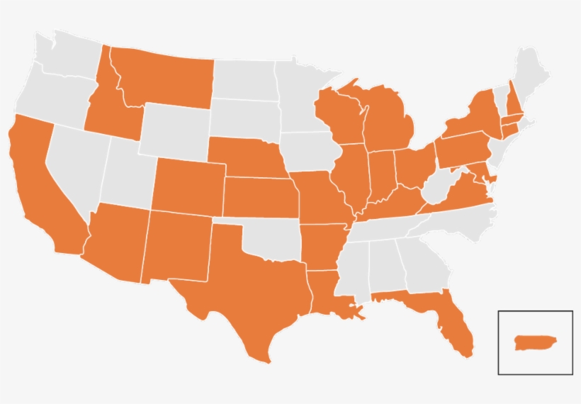 This Year's Conference We Have Attendees Coming From - Tulsa Oklahoma On A Map, transparent png