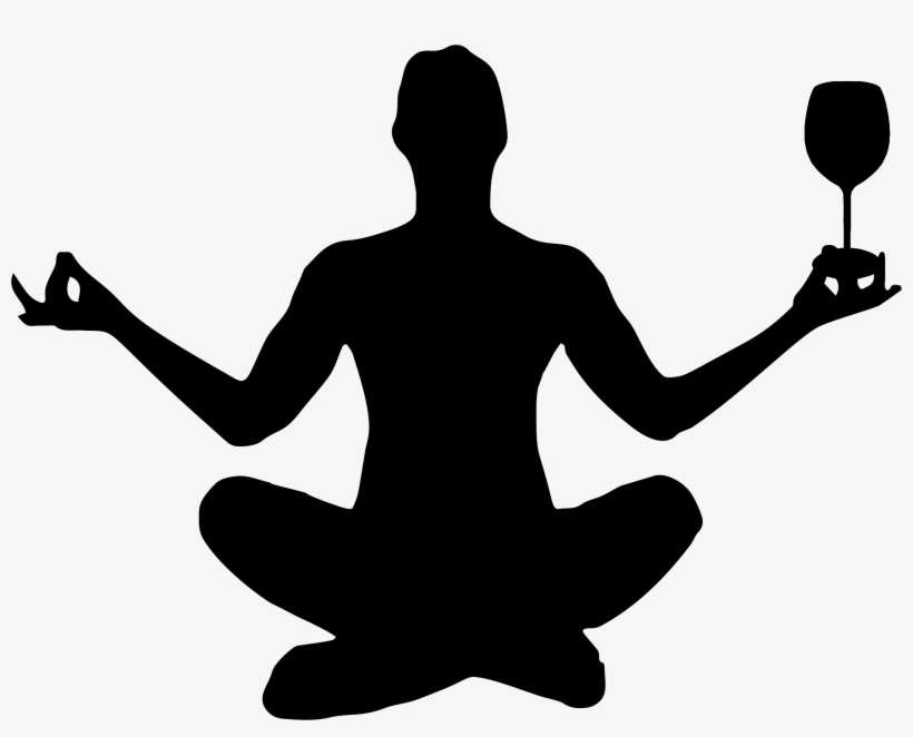 00 - - Yoga Silhouette Png, transparent png