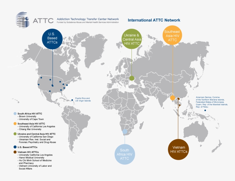 Map Of International-hiv Attcs - World Map Icon Vector, transparent png