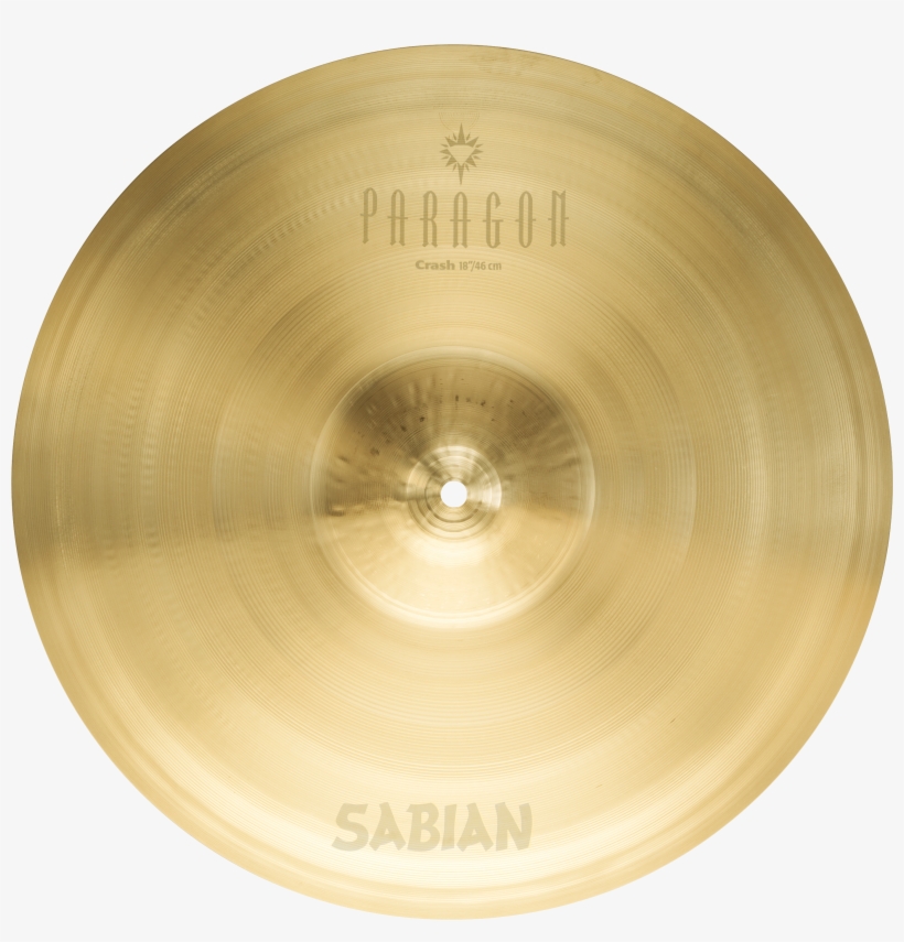 Sabian 18" Paragon Crash - Hi-hat, transparent png