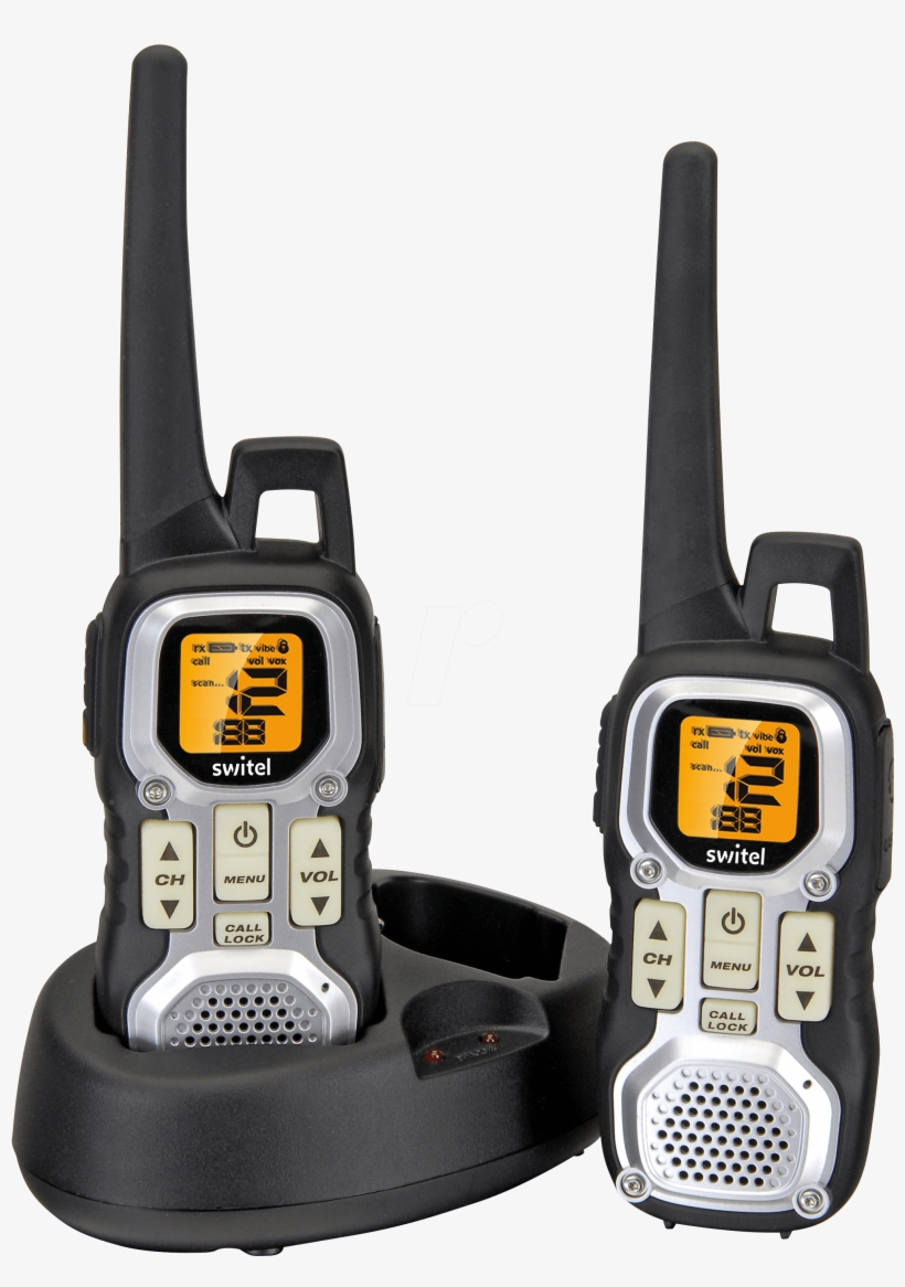 Walkie-talkie Set With 10 Km Range Switel Switel Wtf8000 - Switel Wtf5700 8channels 4460.00625 - 466.09375mhz, transparent png