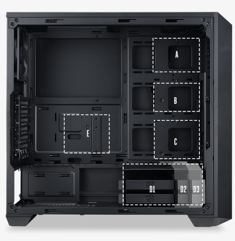 Computer Case, transparent png