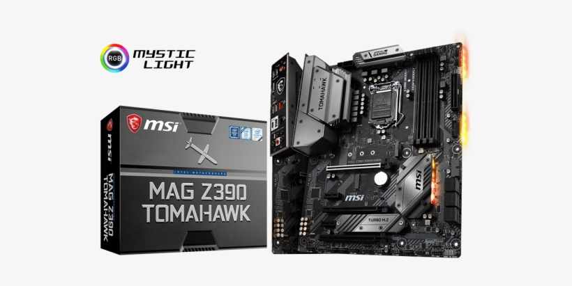 Msi Mag Z390 Tomahawk Motherboard - Msi, transparent png
