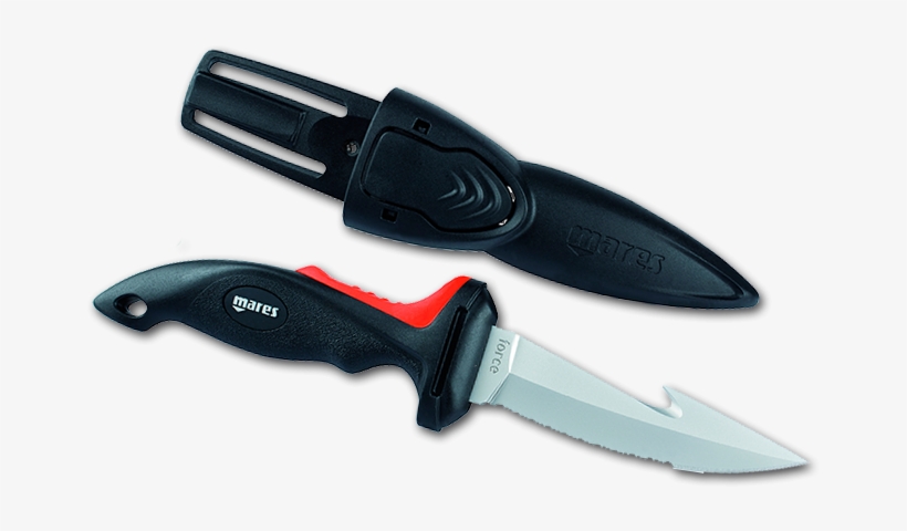 Cuchillo De Buceo Force Plus Mares - Utility Knife, transparent png