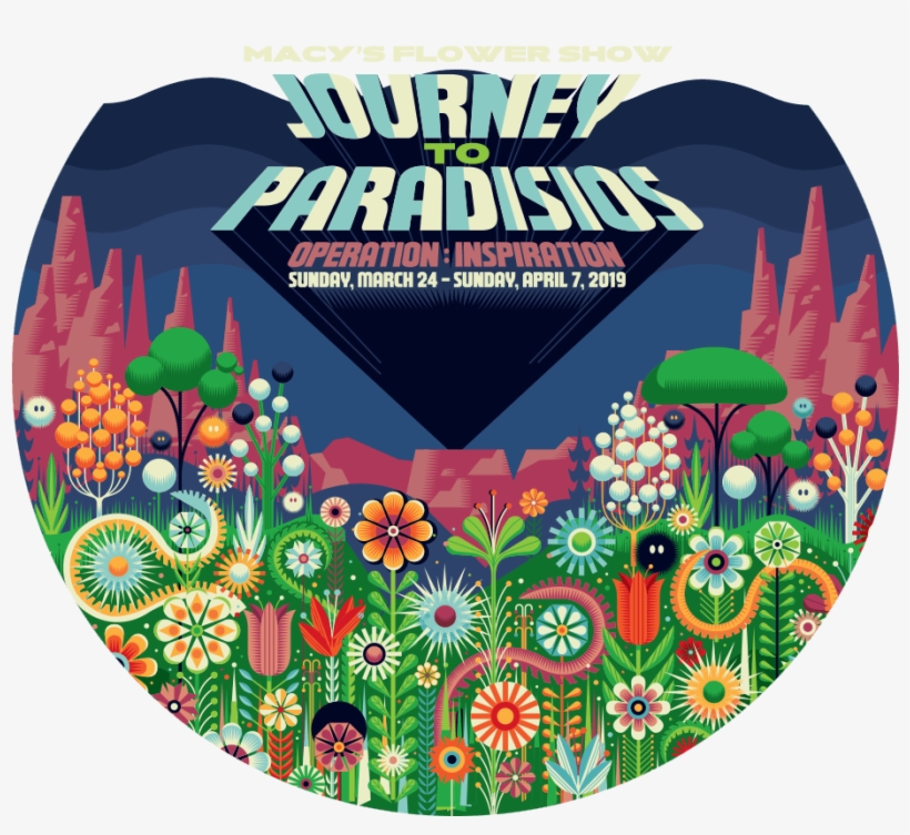 Macy's Flower Show - Label, transparent png