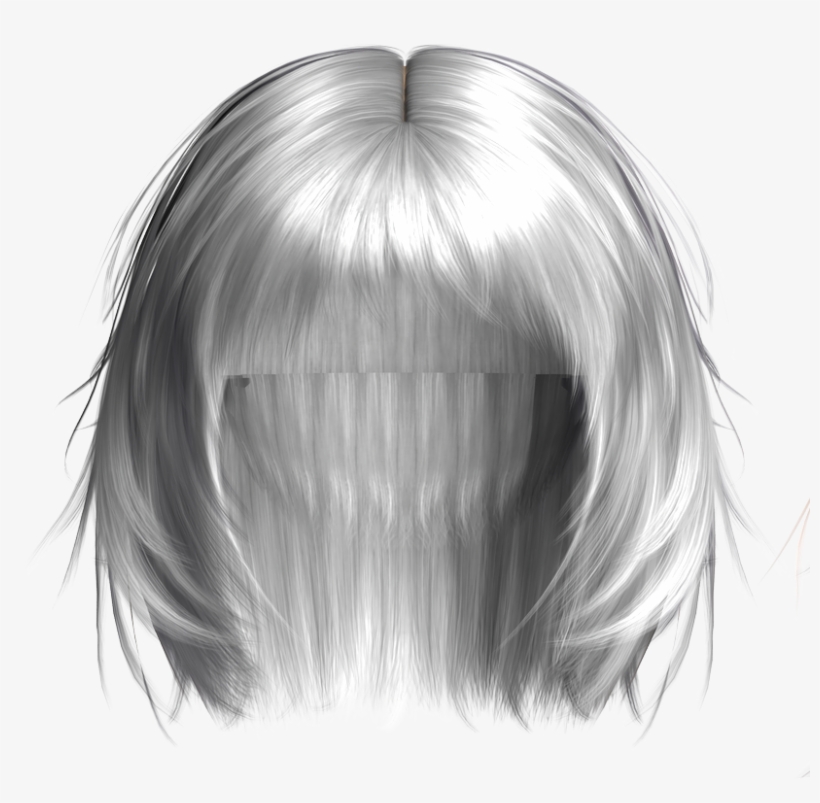 Tubes De Pelucas Png - Peluca De Anime Png, transparent png