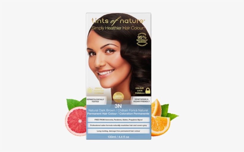 3n Natural Dark Brown Permanent Hair Dye - Tints Of Nature Dark Toffee Blonde 6tf, transparent png