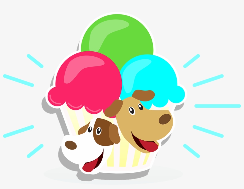 Logo, Ice Cream, Dogs, Art, Freshness - Dog Ice Cream Clipart, transparent png
